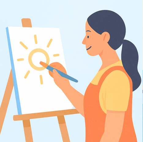 Processo semanal de arteterapia online