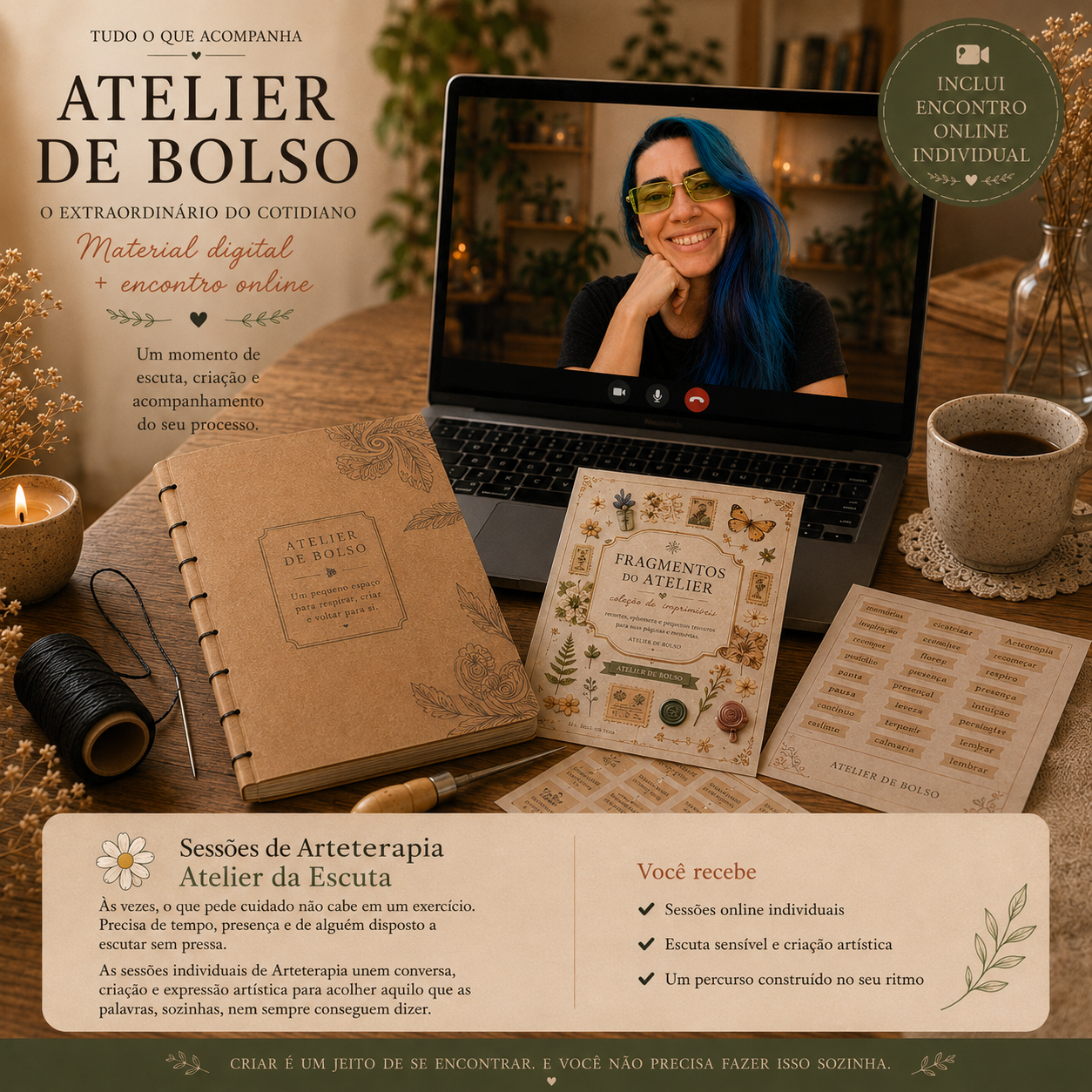 Atelier da Escuta — Sessões de Arteterapia